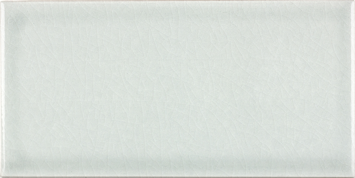 Metro Fliese krakeliert Craquelé Krakelee grün glänzend 10x20 cm "Fern"