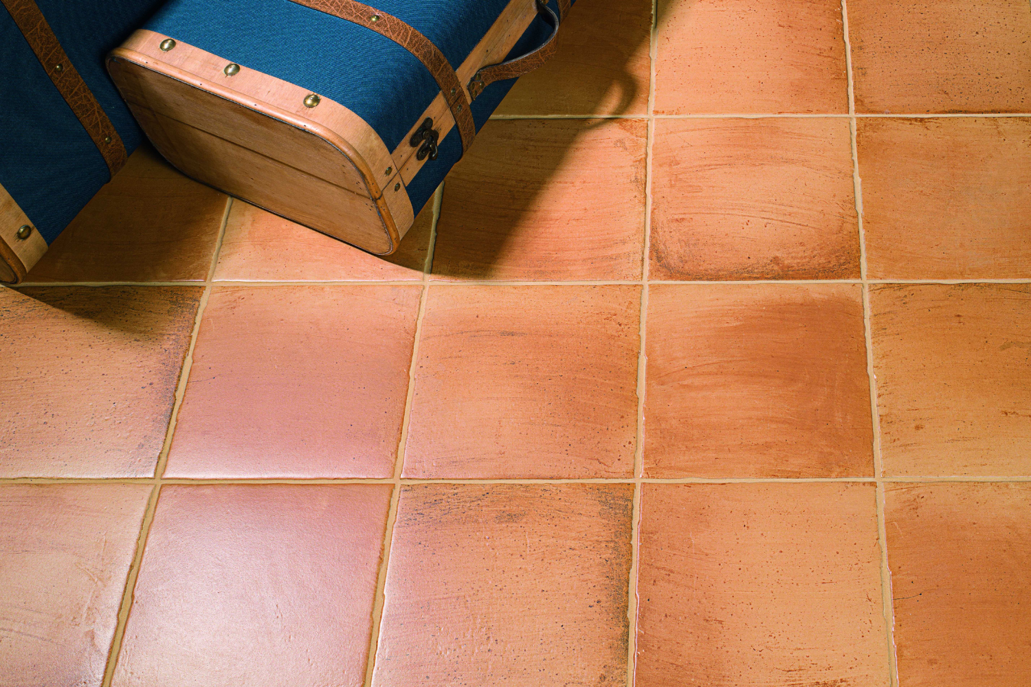 Fliese Terracotta-Steinoptik rustikale Kante "Cotto Rustico Antic" Feinsteinzeug (Farbmischung nach Zufallsprinzip)