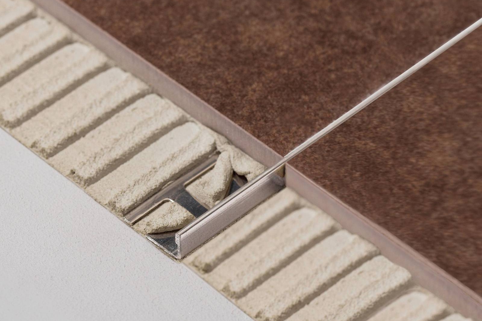 Dural Winkelprofil Edelstahl Feinschliff DUROSOL Abschlussprofil für Fliesen 250 cm