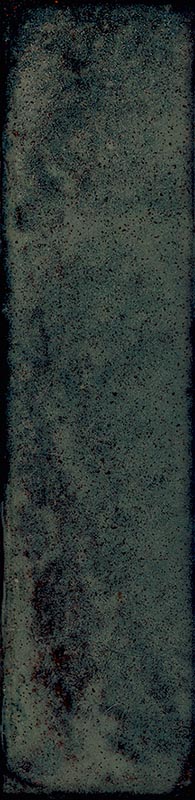 Fliese unregelmäßige Oberfläche 5x20 cm "Tetris Forest" dunkelgrün glänzend