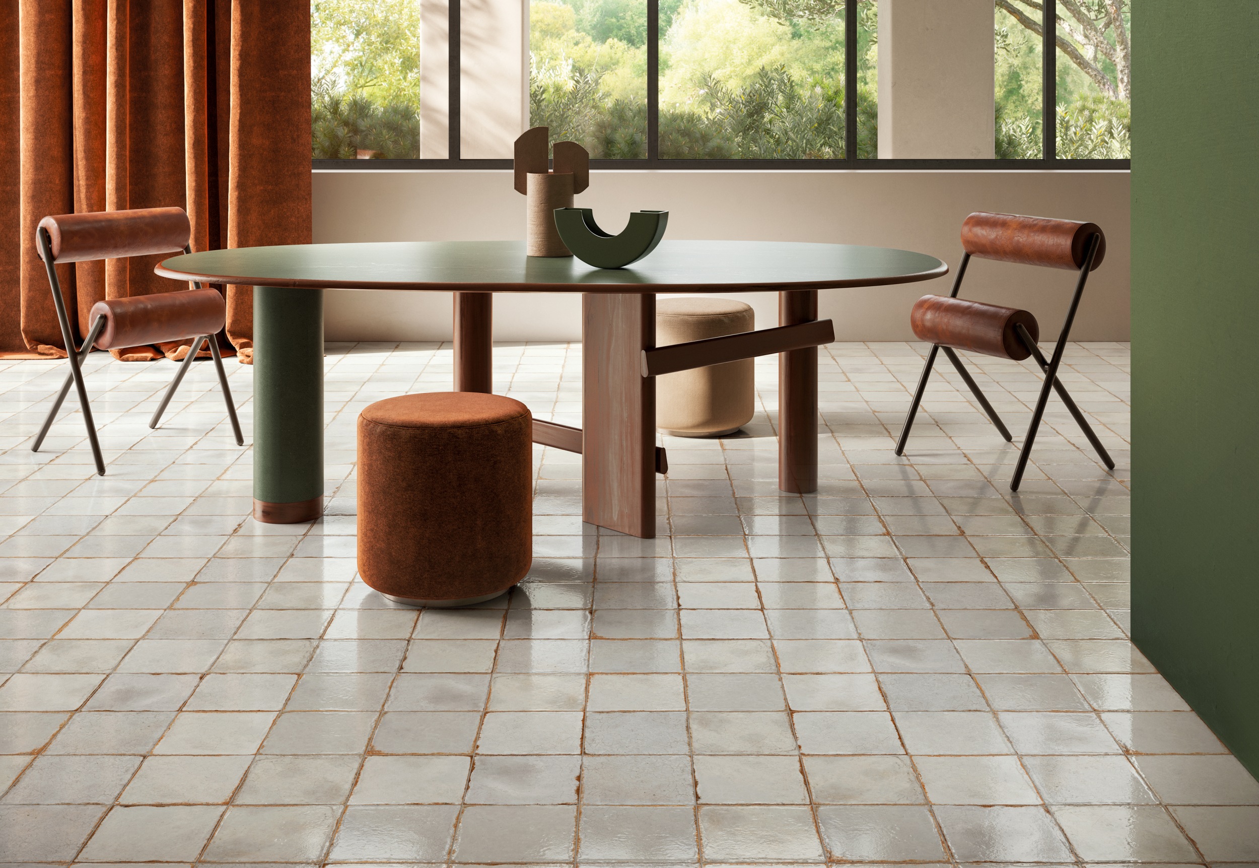 Fliese Antico Bianco Cotto Del Campiano Vintage Retro off-white altweiß