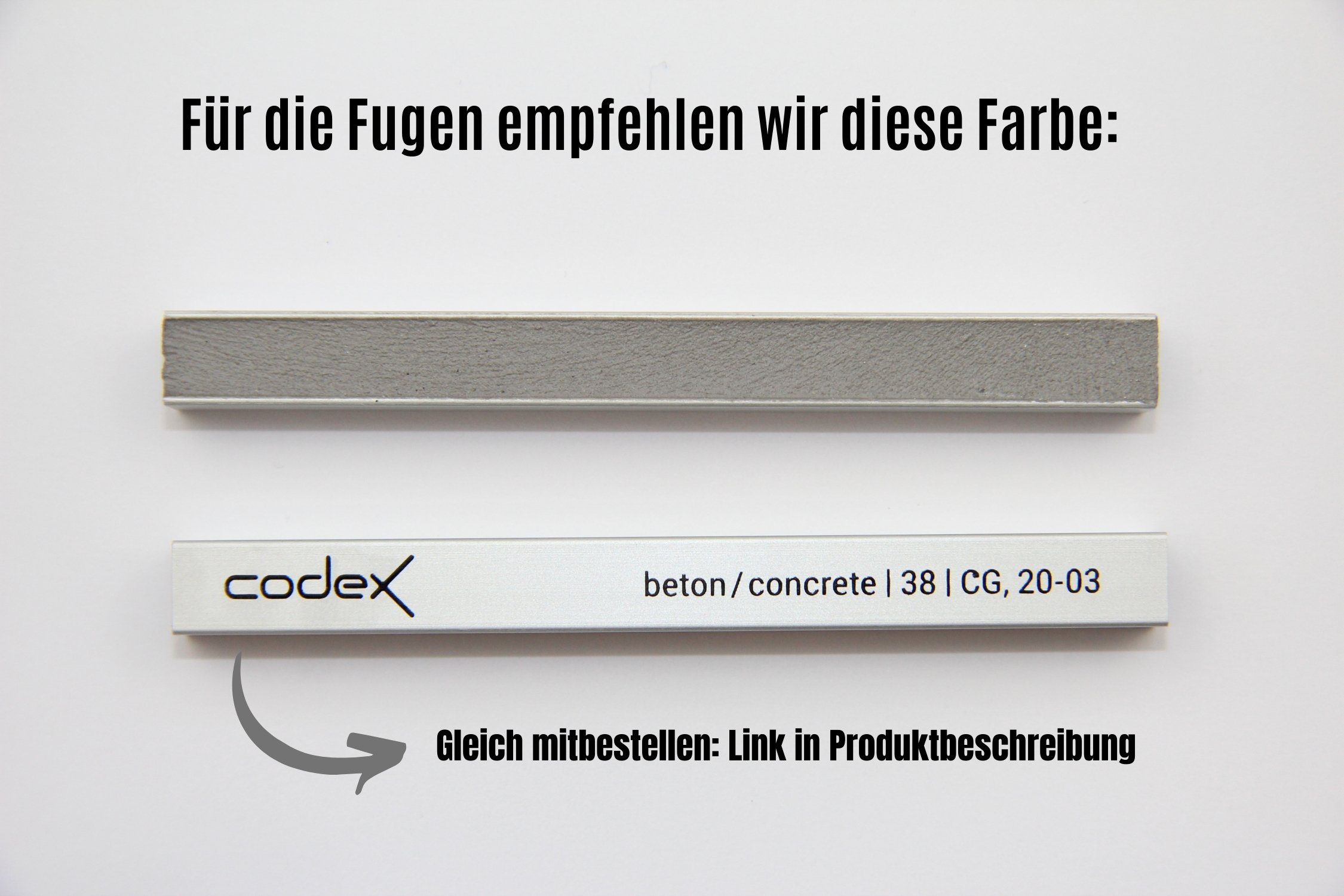 Fugenfarbe Beton für Fliesen