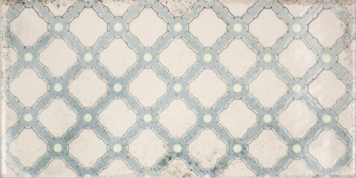 Dekorfliese Mix mediterran Retro Vintage beige glänzend Vita Natura Decor Mix Fabresa