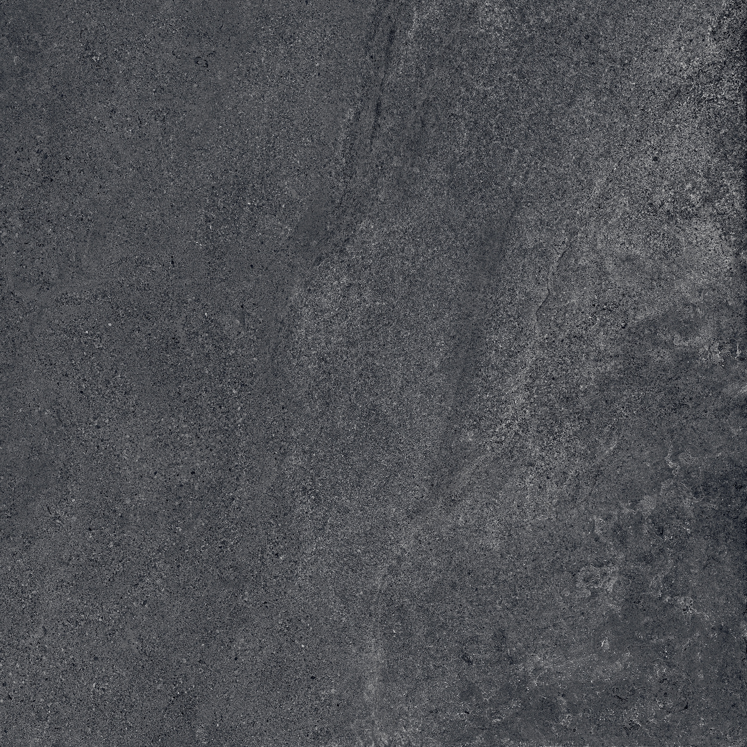 90x90 cm Fliese Natursteinoptik Sant Agostino Bergstone Black Steinoptik dunkelgrau schwarz