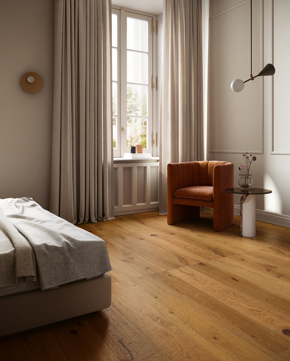 Fliese Holzoptik warme Eiche I Roveri Rovere Intenso