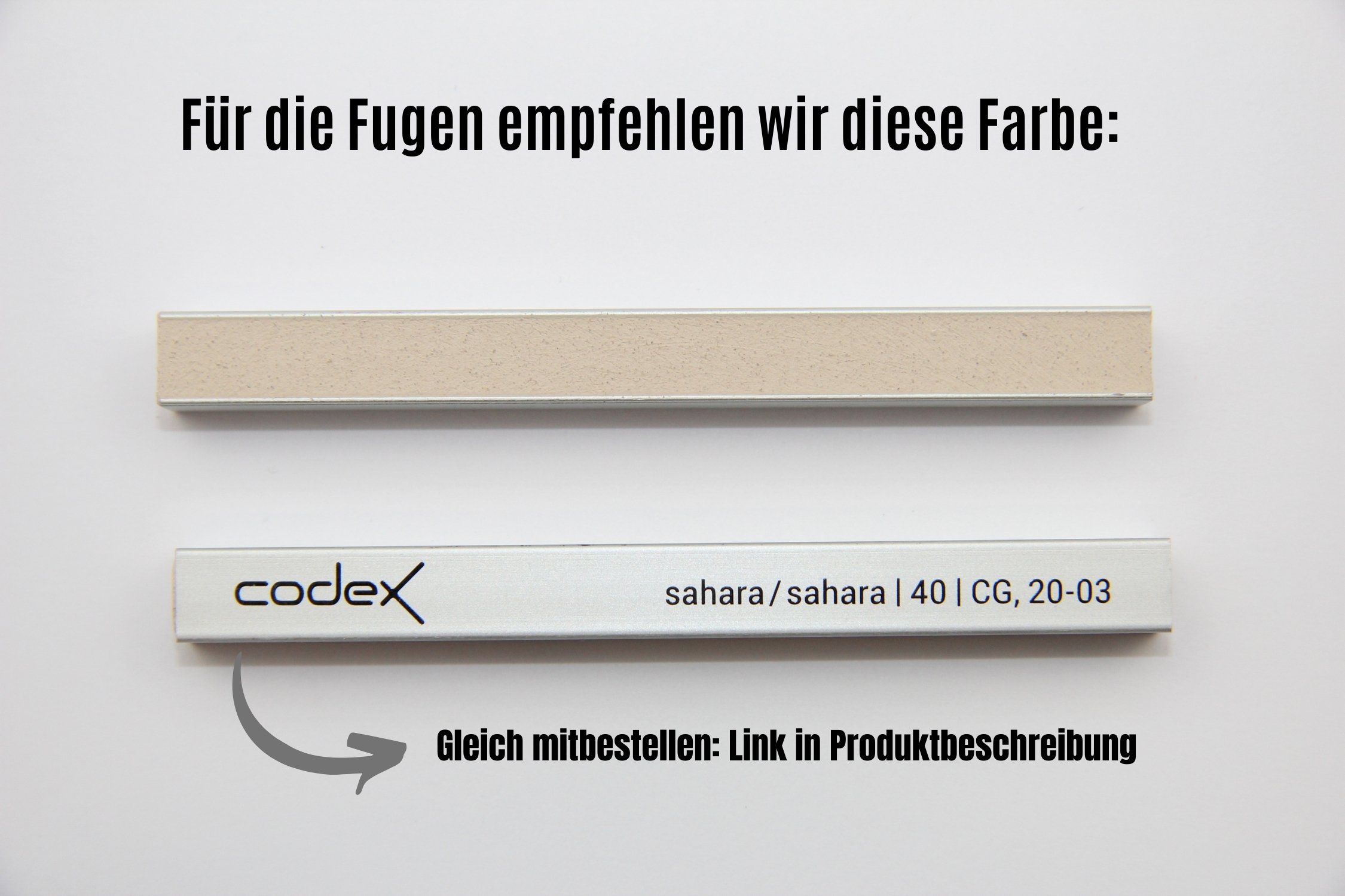 Fugenmörtel für Fliesen & Naturstein "Codex Brillant Cristal" sahara | schnell erhärtend flexibel 5 kg