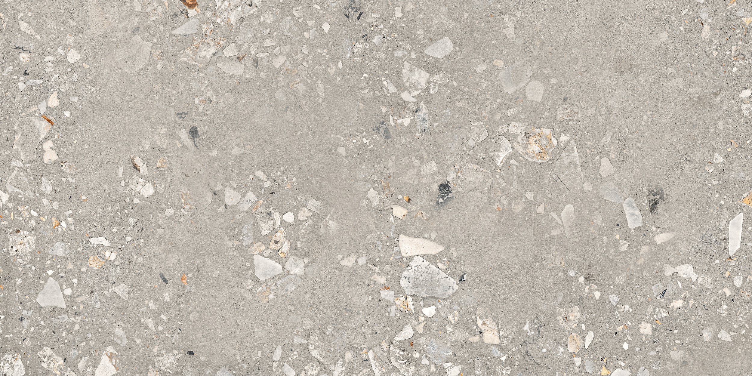 60x120 cm Fliese Terrazzo-Optik Logico Cosmo Cement Sant Agostino grau-braun