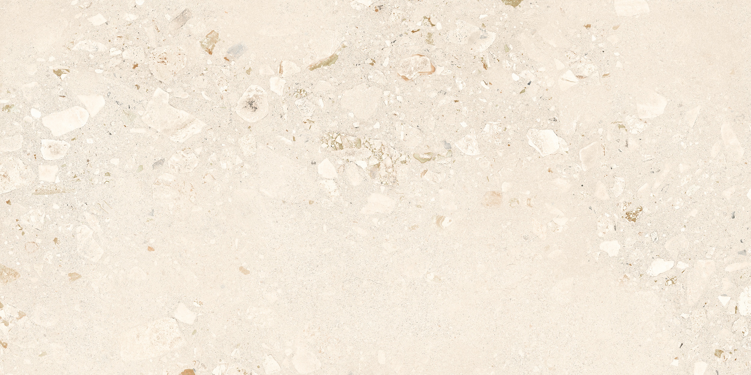 60x120 cm Fliese Terrazzo-Optik Logico Cosmo Light Sant Agostino creme elfenbein