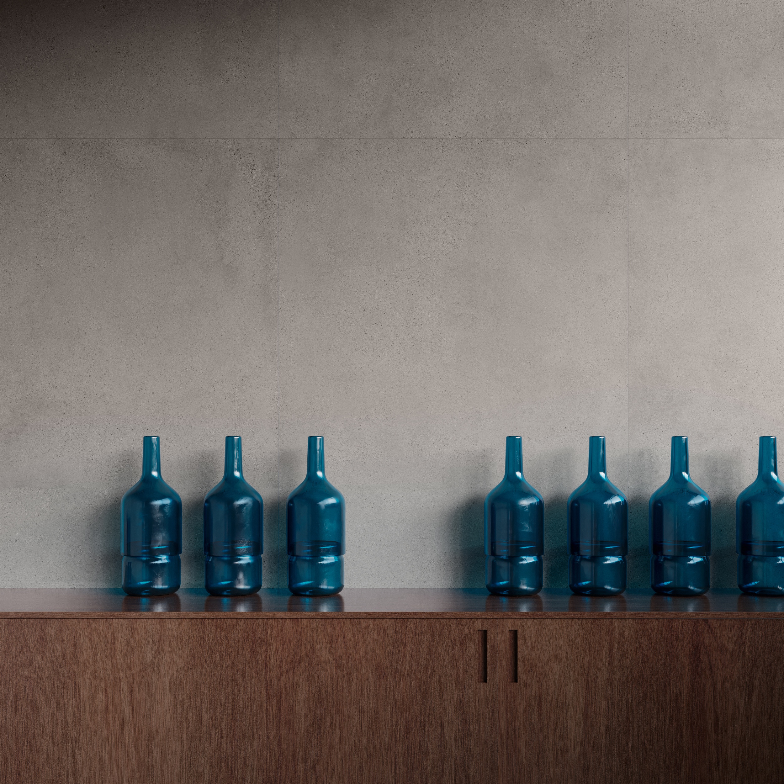 Fliese Zementoptik mit Terrazzo Logico Grey Sant Agostino grau