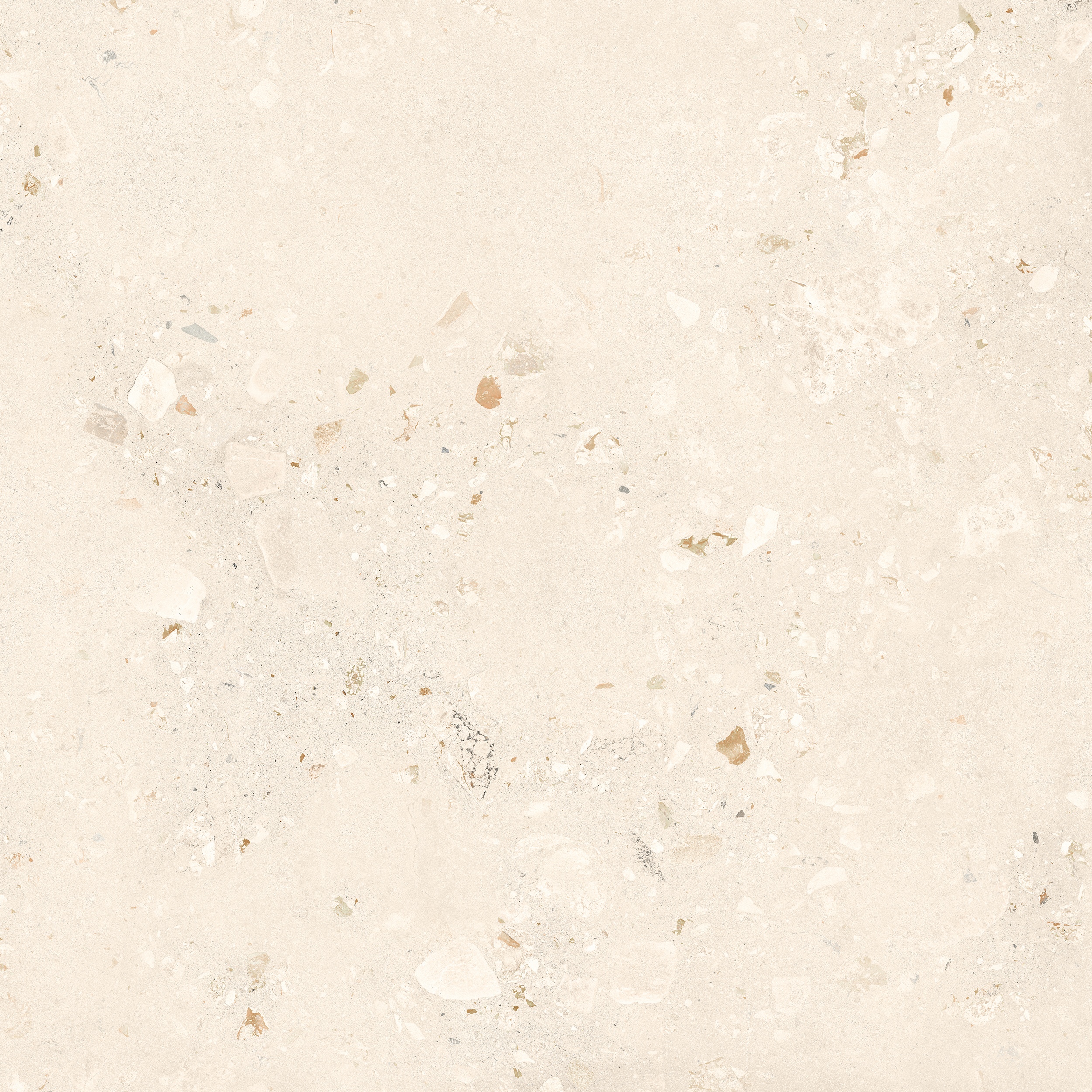 90x90 cm Fliese Terrazzo-Optik Logico Cosmo Light Sant Agostino creme elfenbein