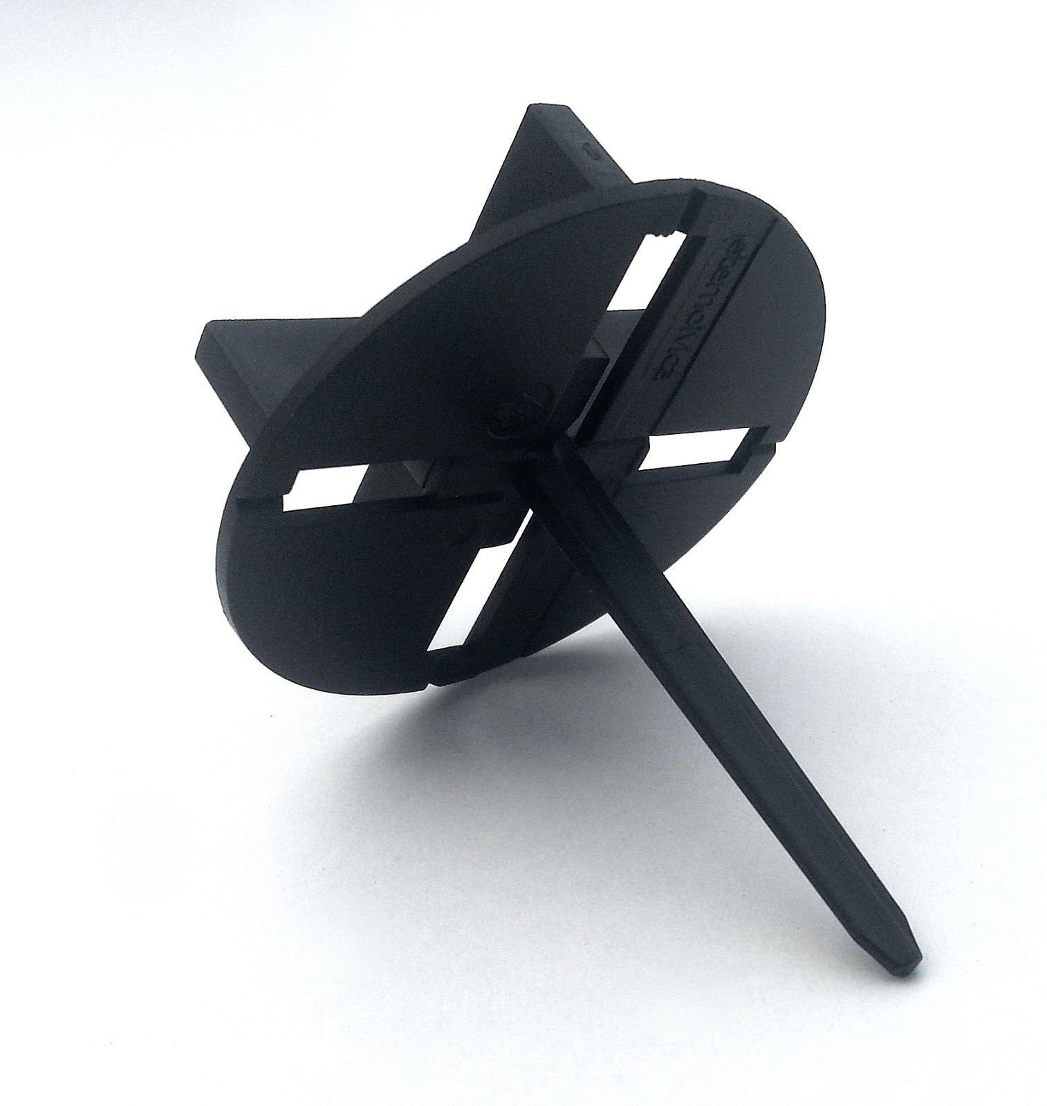 Stelzlager Fugenkreuz mit Spitze für Terrassenplatten | zur Verlegung auf Kies, Splitt, Sand & Gras