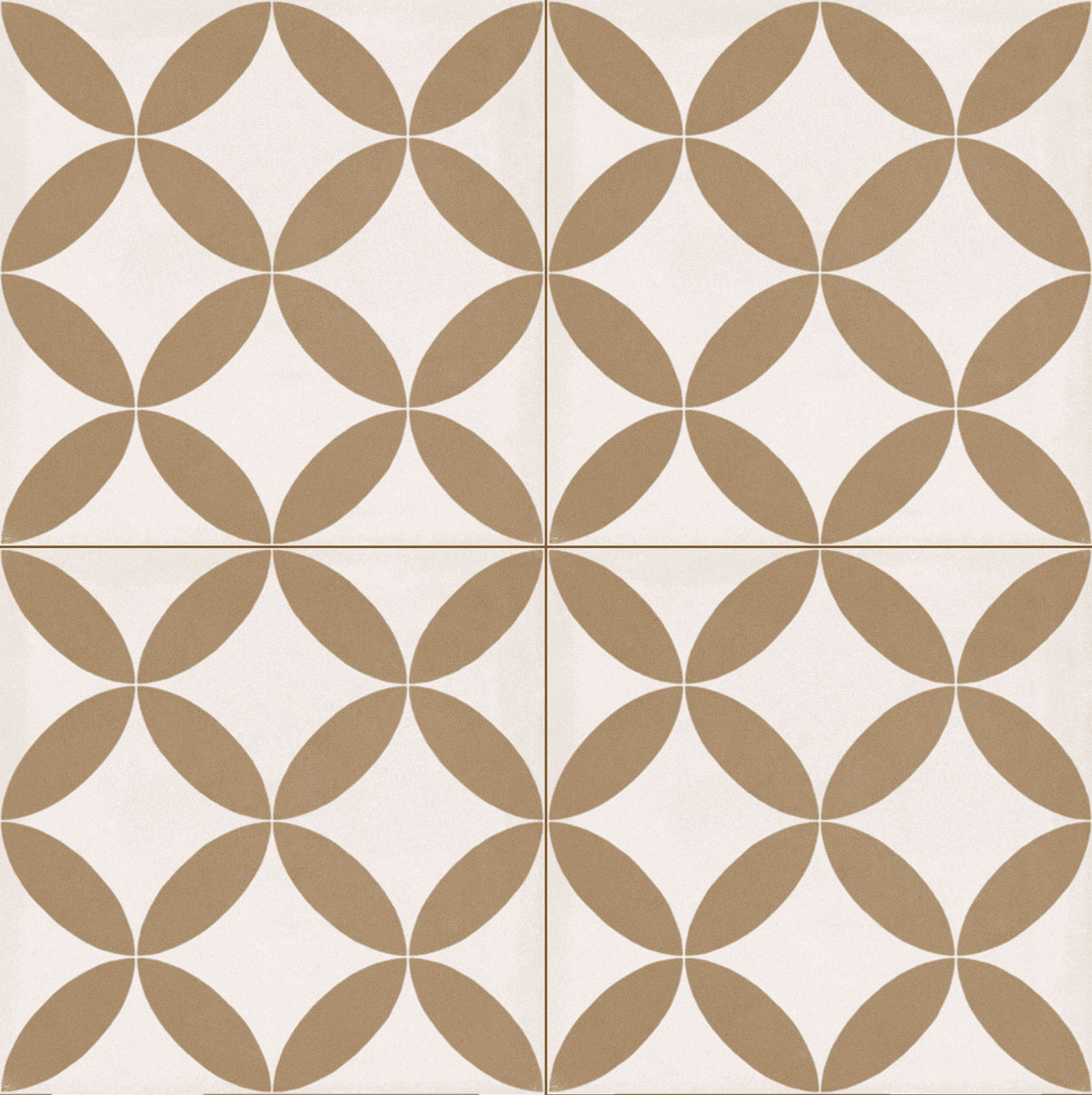 Fliese Patchwork Dekor Zementoptik weiß beige Contrasti Tappeto 4 Ragno by Marazzi