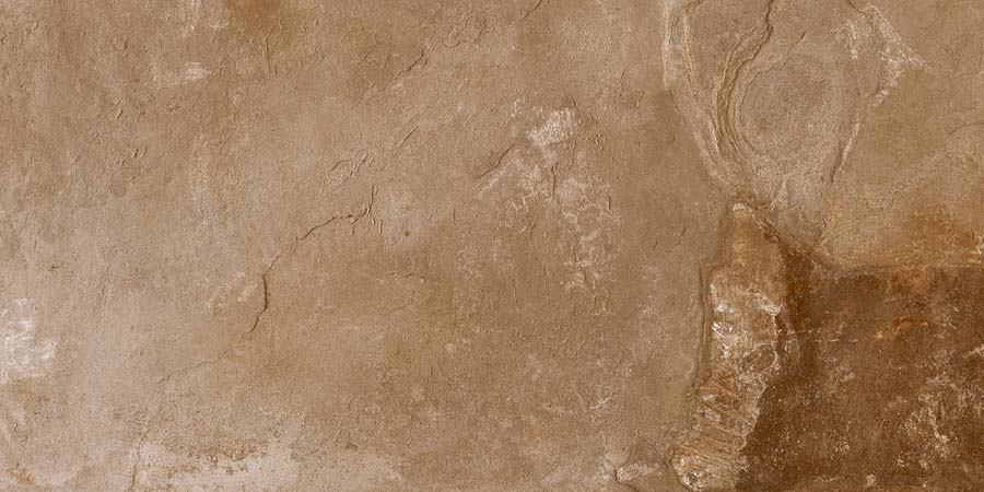 Fliese Steinoptik rustikal orange rot "Bor Oxido" rektifiziert