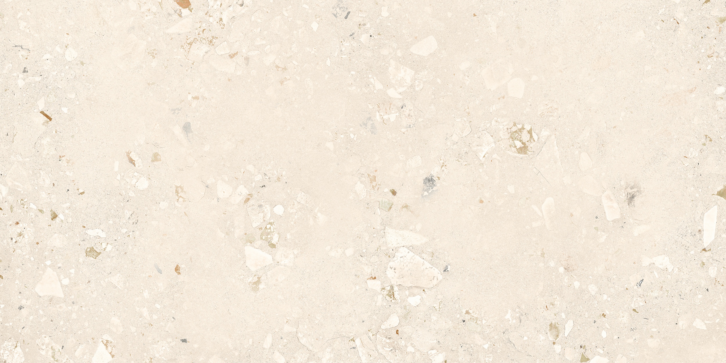 60x120 cm Fliese Terrazzo-Optik Logico Cosmo Light Sant Agostino creme elfenbein