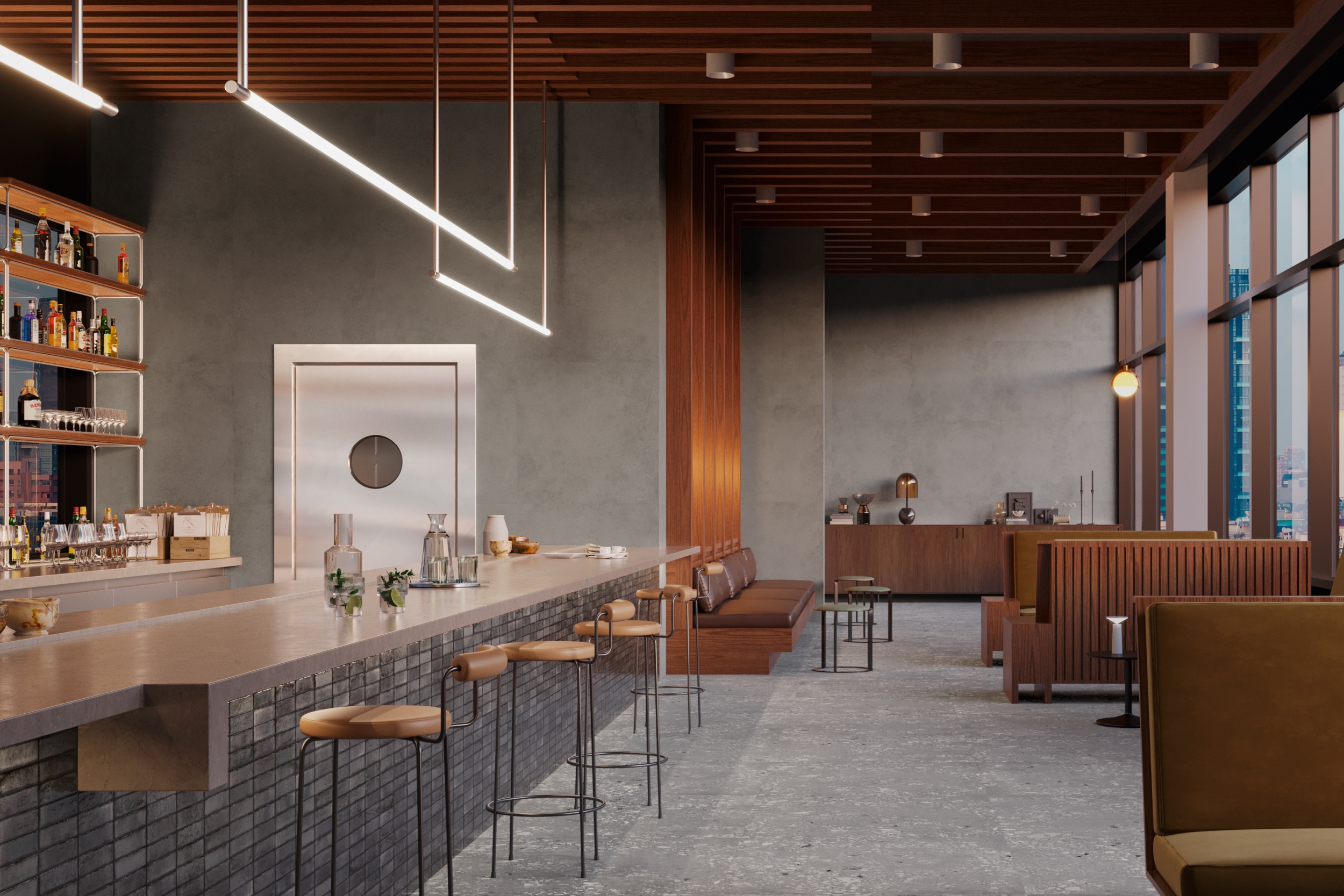 Fliese Zementoptik mit Terrazzo Logico Grey Sant Agostino grau