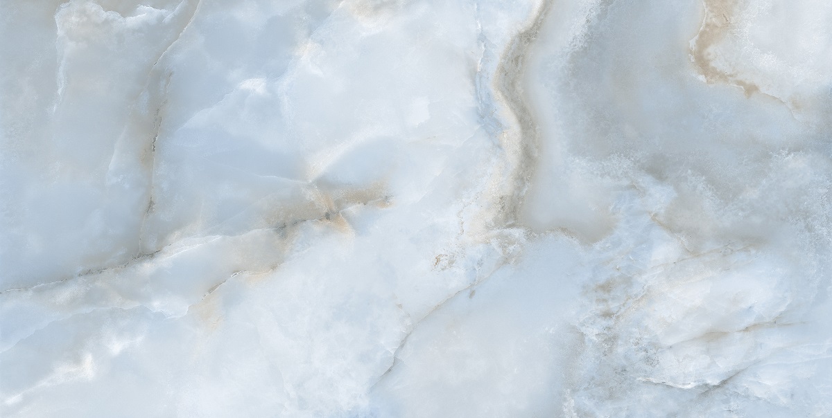 Fliese Achat-Optik grau-blau marmoriert glänzend poliert kalibriert Onix Pearl