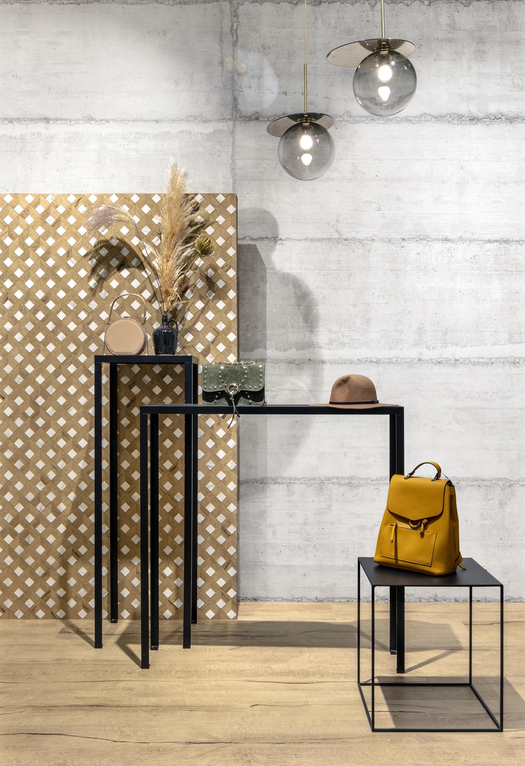 Fliese Sichtbeton Betonoptik Großformat weiß hell Form Light Sant Agostino