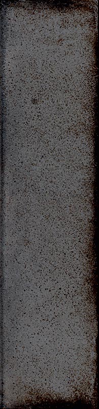 Fliese unregelmäßige Oberfläche 5x20 cm "Tetris Smoke" anthrazit dunkelgrau glänzend