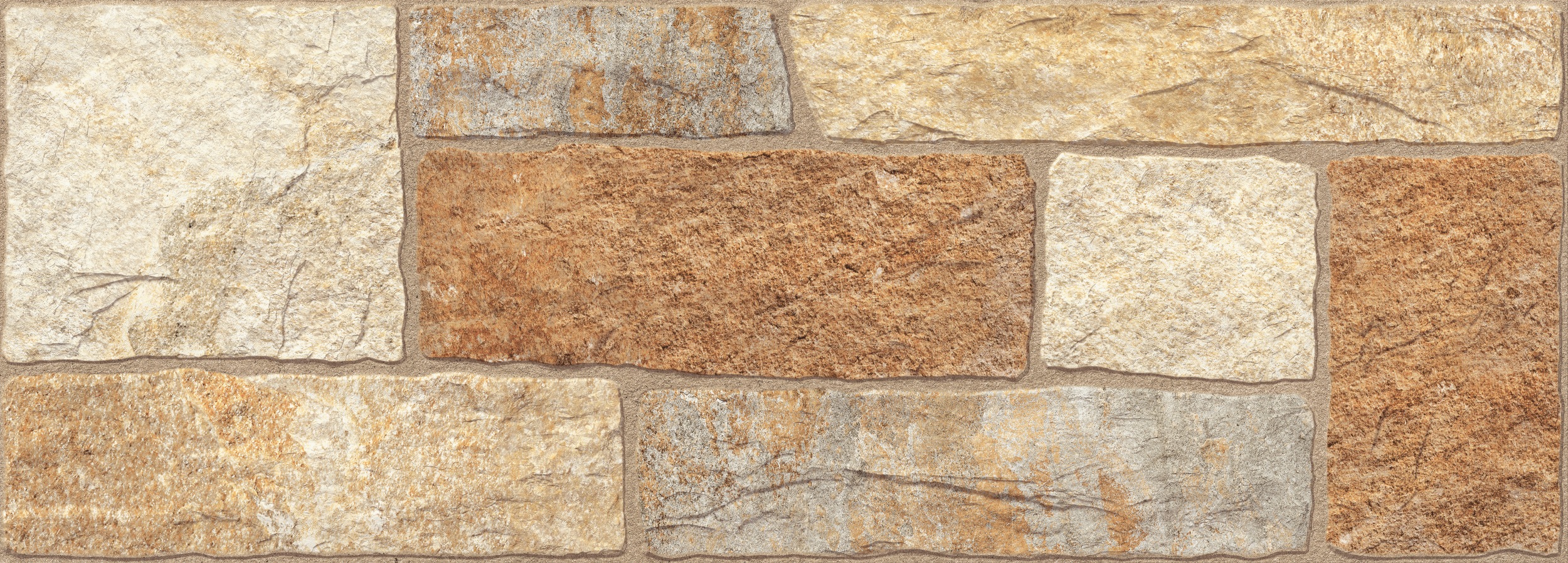 Verblender Fliese Natursteinoptik Amazonia Natural 32x89 cm Wandverkleidung Steinoptik für innen & außen