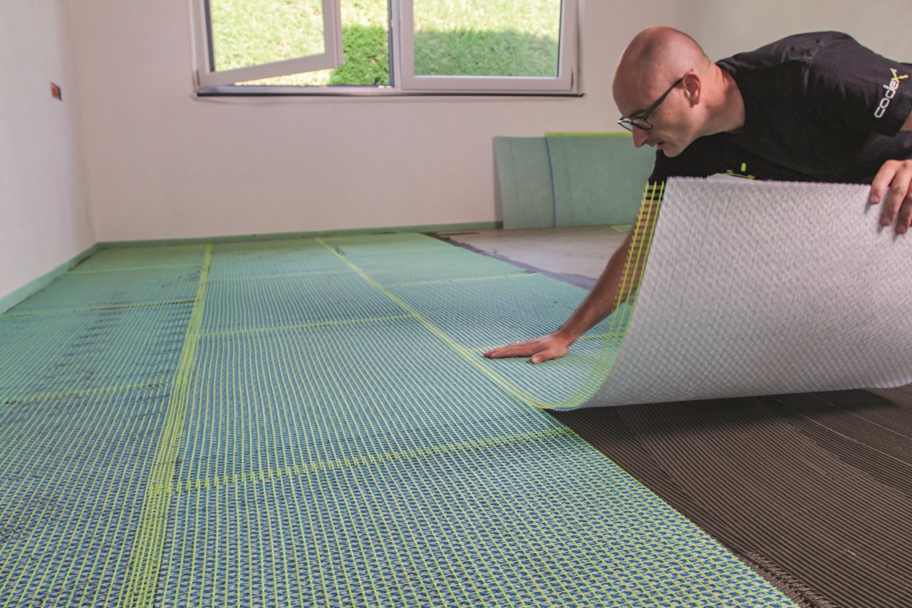 Entkopplungsmatte für Fliesen Codex UX 430 für kritische Untergründe