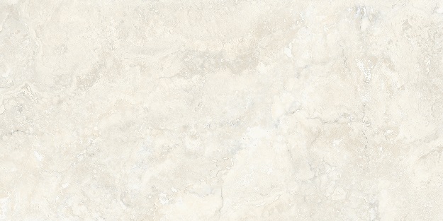 Fliese elegante Travertin-Steinoptik poliert "Invictus Cross White Krystal" rektifiziert