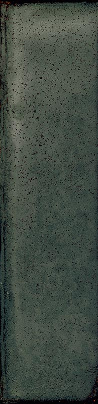 Fliese unregelmäßige Oberfläche 5x20 cm "Tetris Forest" dunkelgrün glänzend