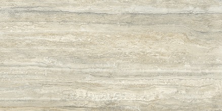 Fliese raffinierte Travertin-Steinoptik matt 90x180 cm "Invictus Beige" Großformat rektifiziert