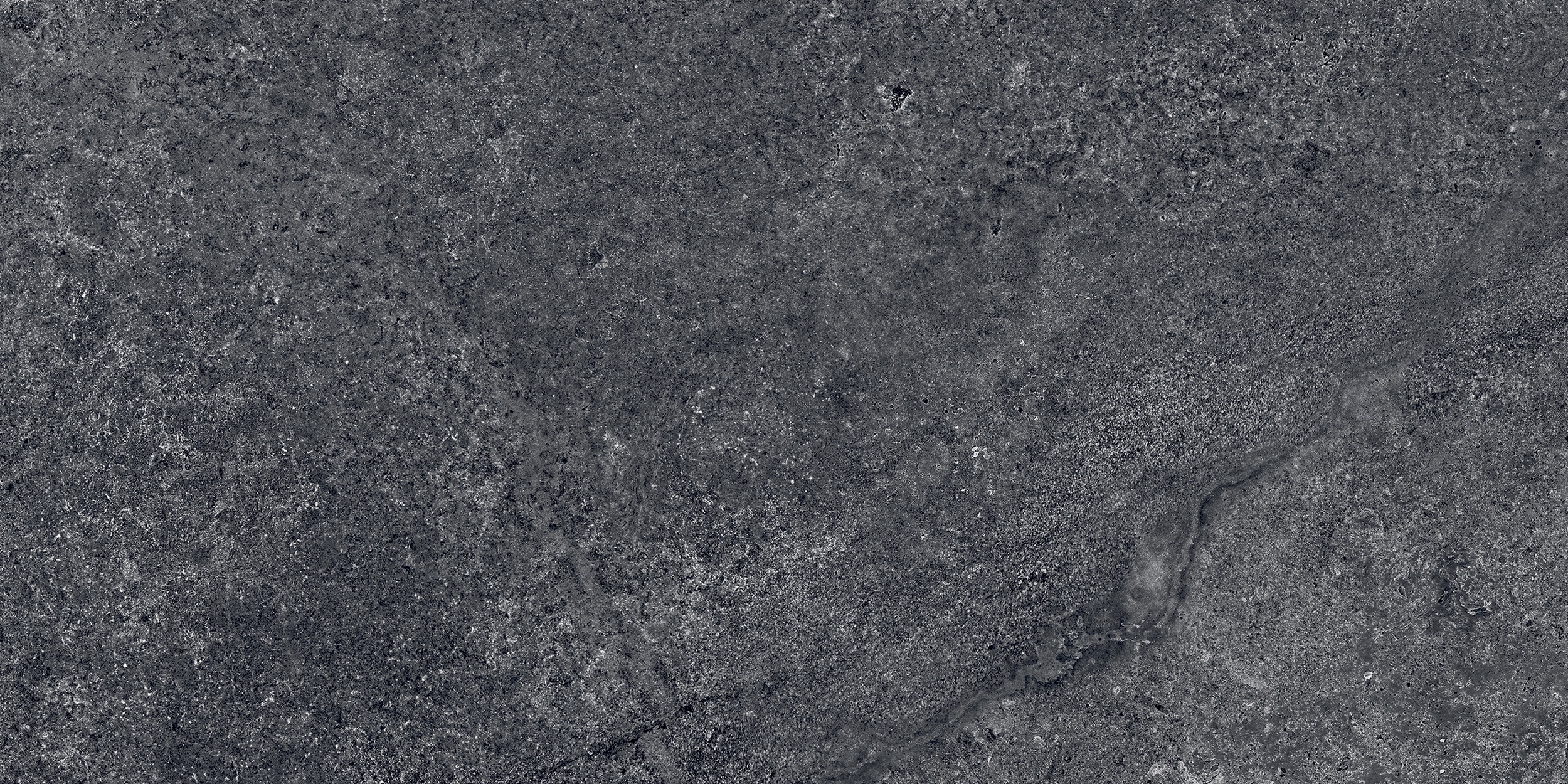 30x60 cm Fliese Natursteinoptik Sant Agostino Bergstone Black Steinoptik dunkelgrau schwarz