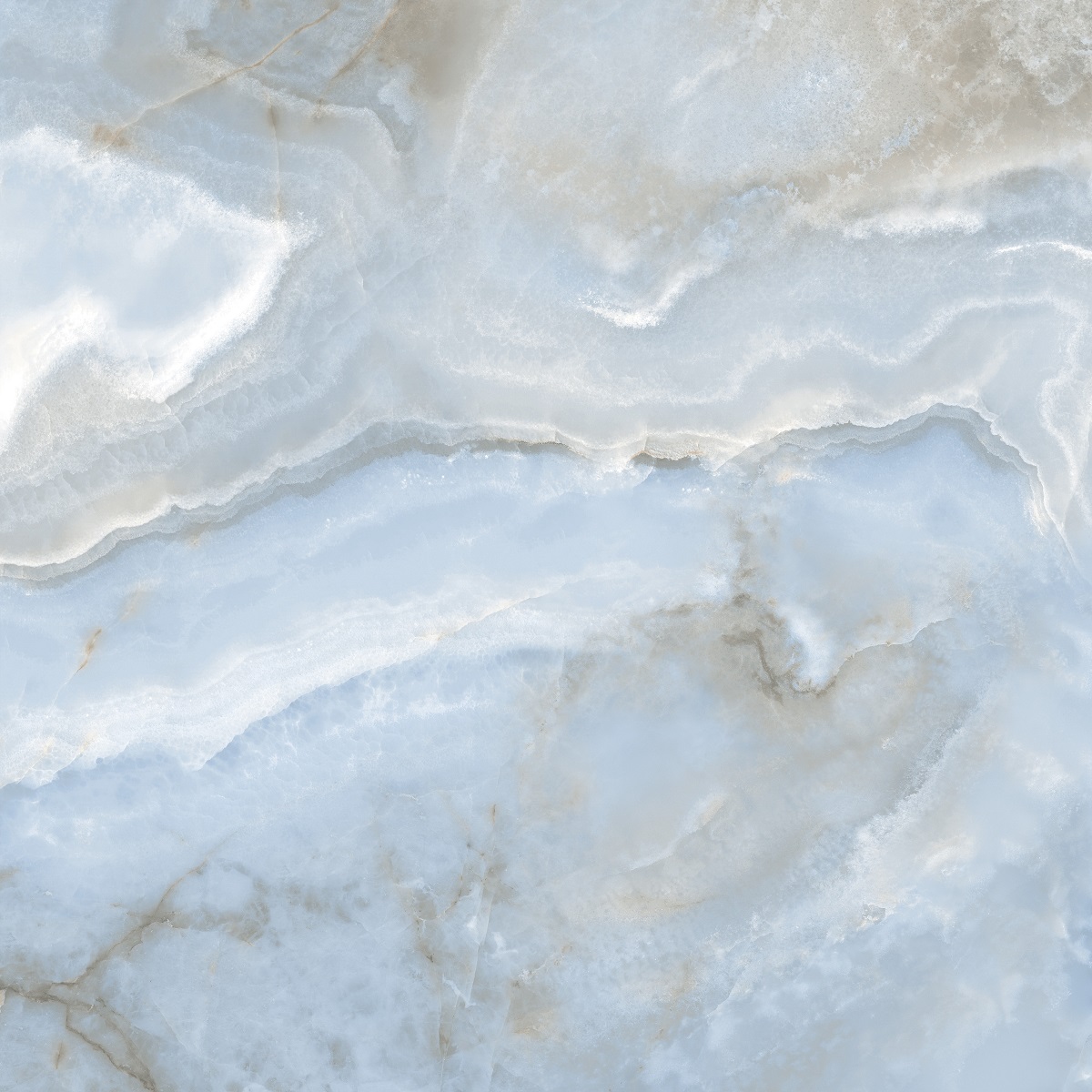 Fliese Achat-Optik grau-blau marmoriert glänzend poliert kalibriert Onix Pearl