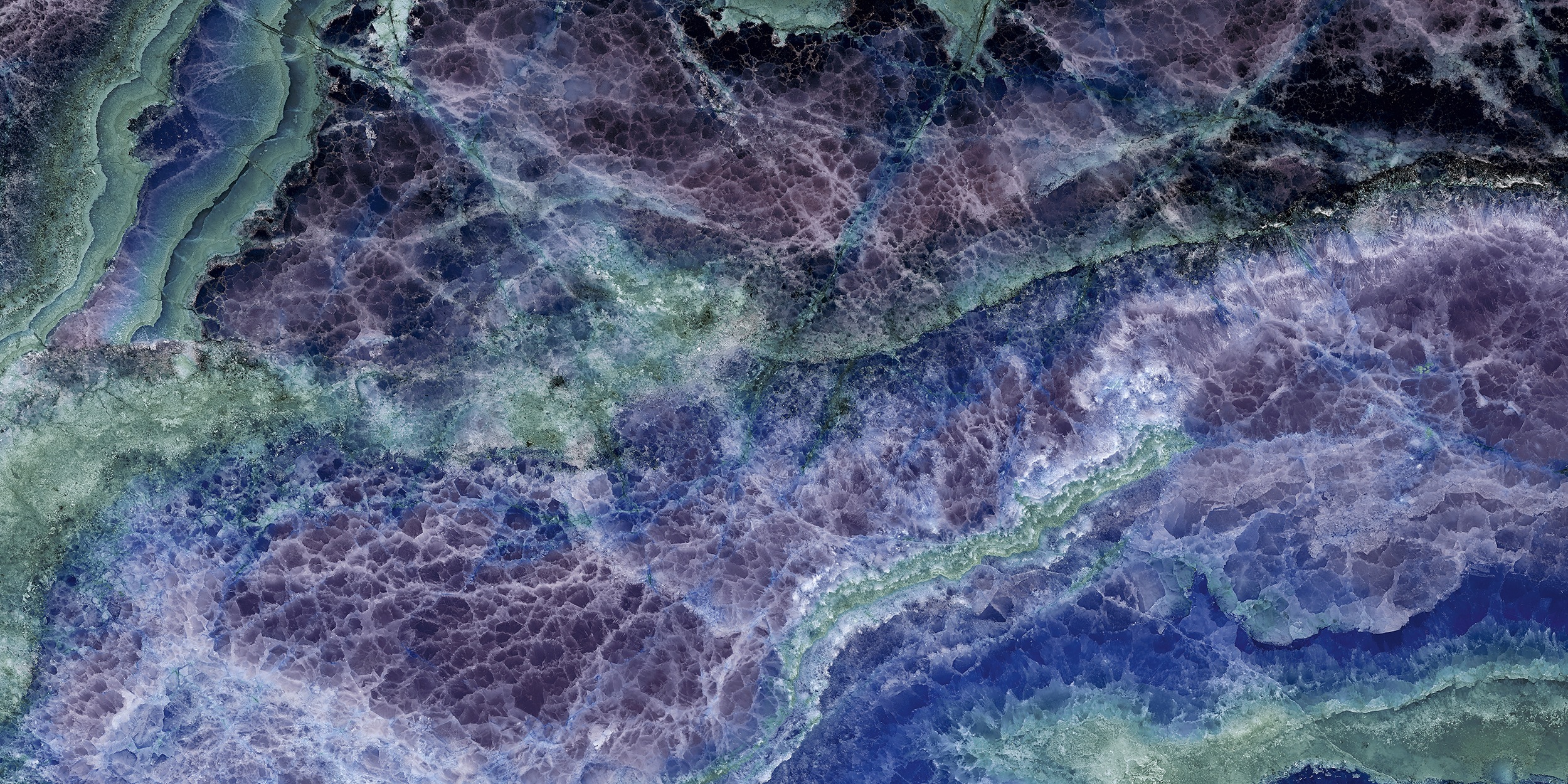 XXL Fliese Marmoroptik Star Onyx Purple 120x278 cm blau lila Großformat-Fliese Sant Agostino