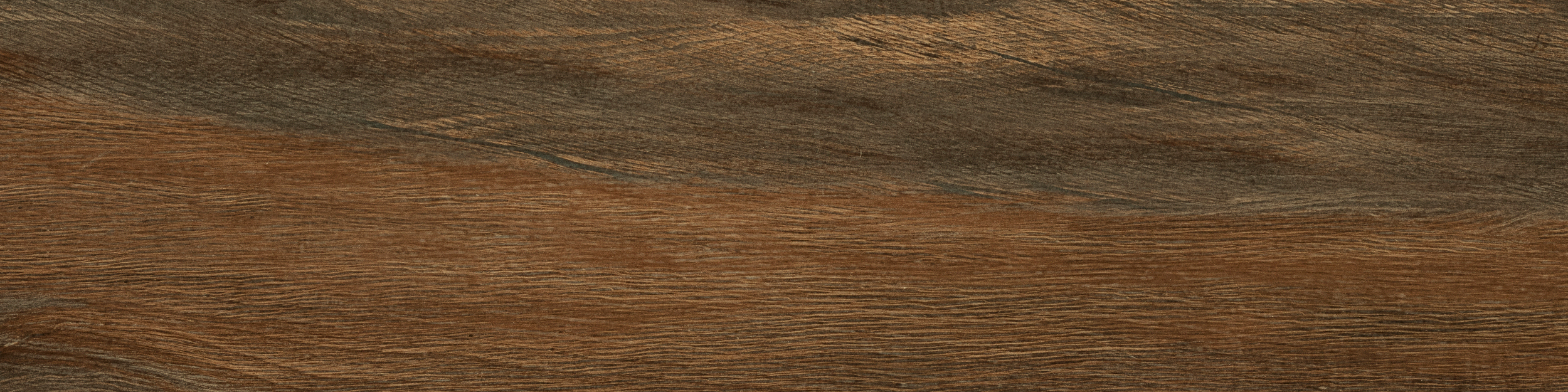 Bodenfliese Fischgraet 10x40 cm Eiche-Holzoptik dunkel Serenissima I Lecci Verniciato dunkelbraun