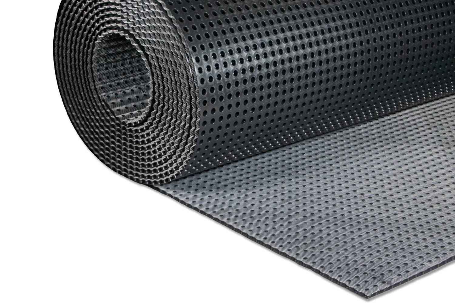 Dural Drainagematte Durabase DR100++ 100 cm breit × 12,5 m lang schwarz 12,5m²/Rolle