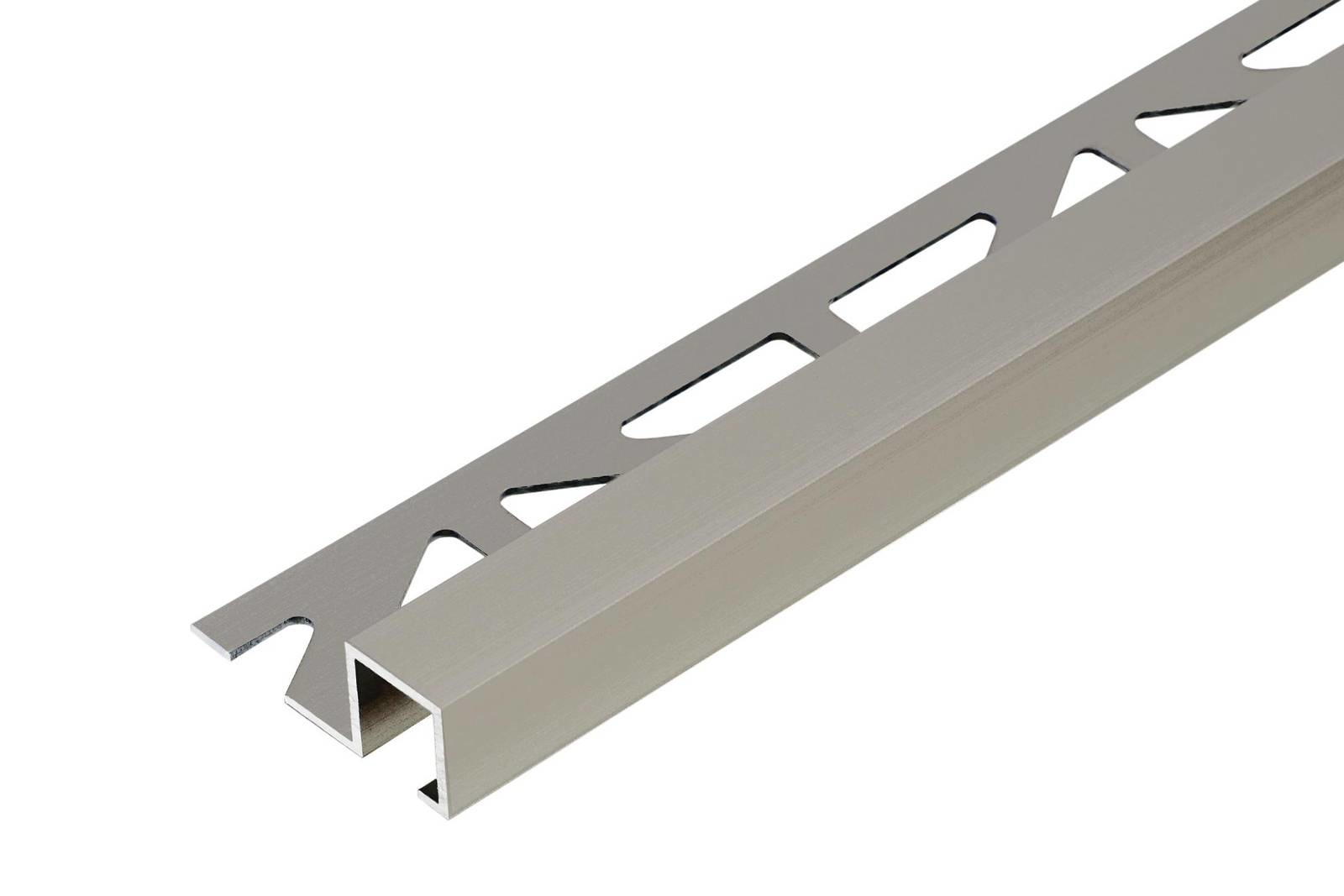 Fliesensprofil Eckprofil DPSAE Aluminium-Profil titan eloxiert Alu-Fliesenschiene