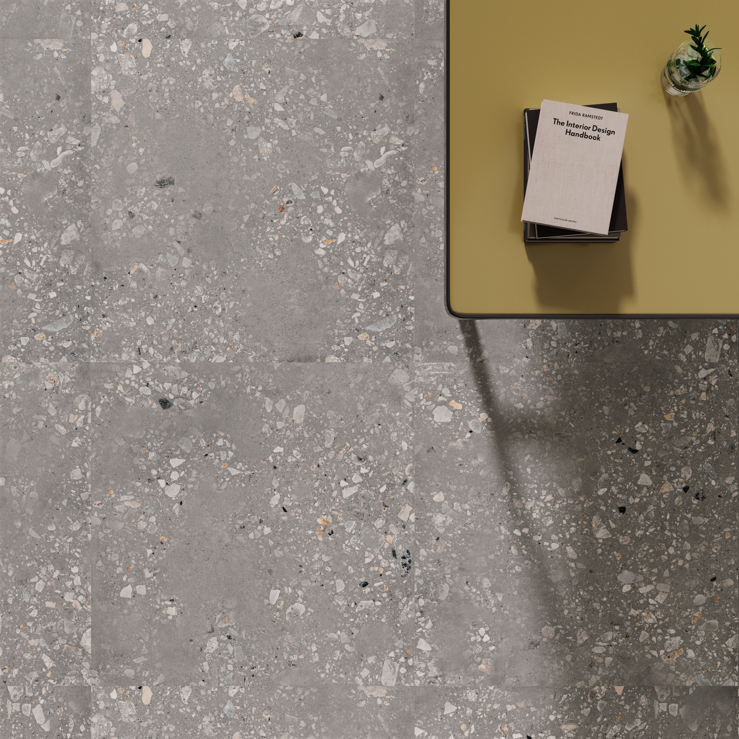 Fliese Terrazzo-Optik Logico Cosmo Grey Sant Agostino grau