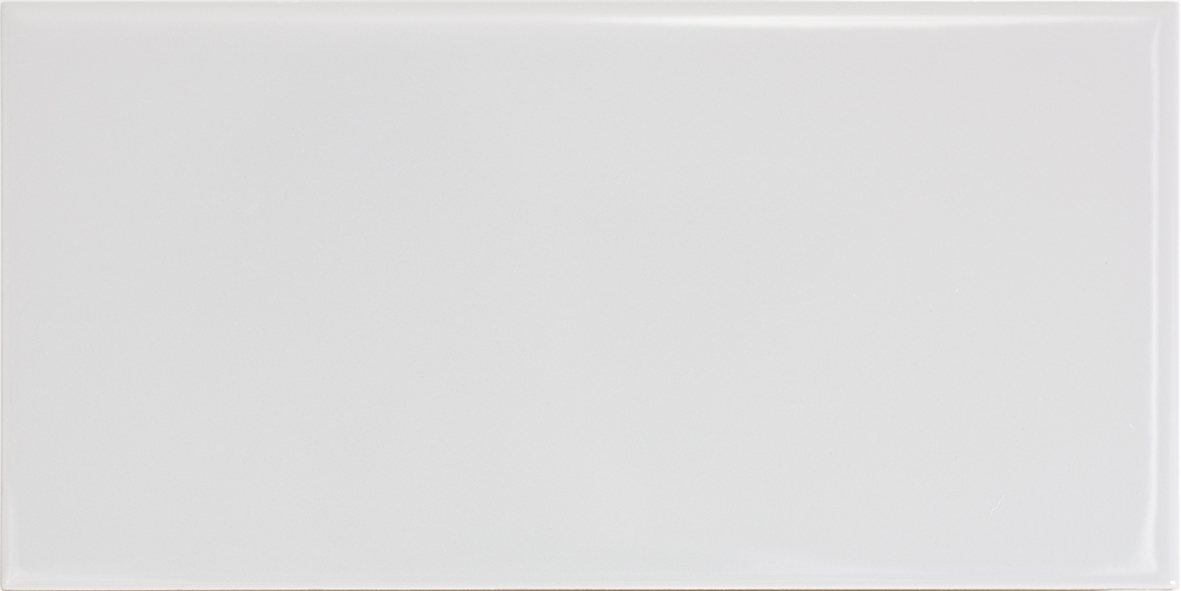 Metro Fliese hellgrau glänzend 10x20 cm Wandfliese grau