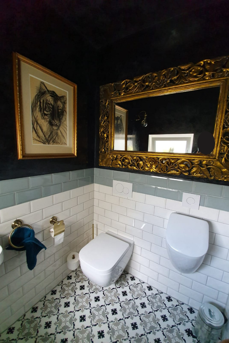 Metro Fliese Craquelé Krakelee antik weiß glänzend Facettenfliese