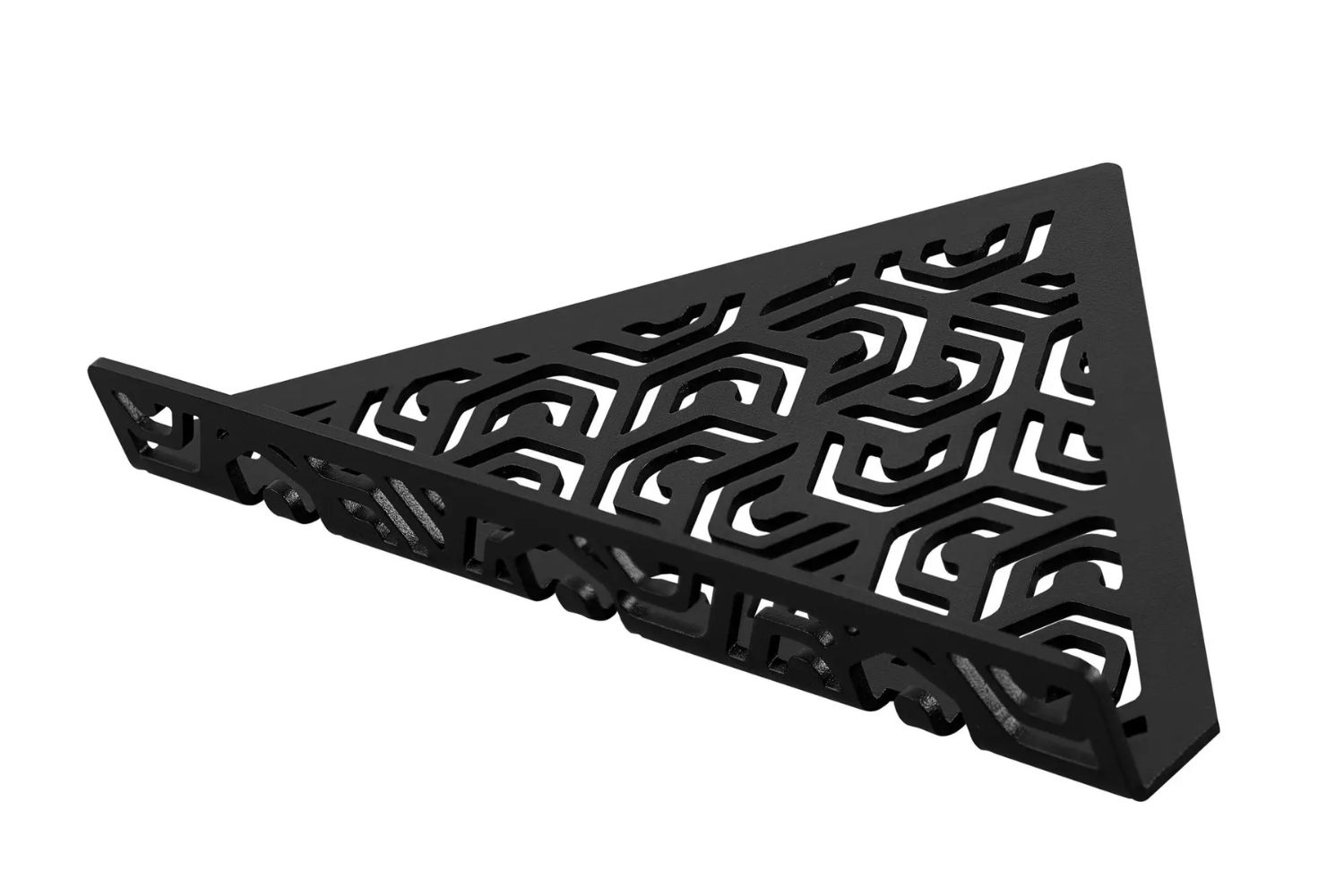 Dural Duschablage TSAC11 PM1+ mit Haken nachträglich einbaubar schwarz Feinstruktur 28x20x0,2 cm