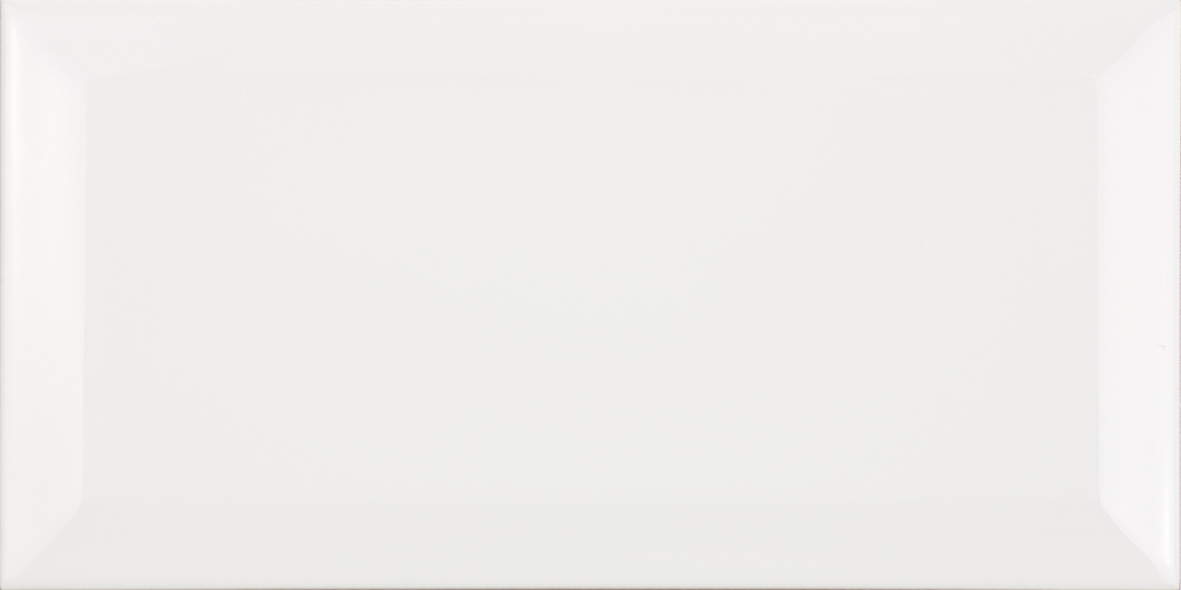 Metro Fliese Subway weiß glänzend  Küchenspiegel Wandfliese Küche Bad Facettenfliese Fabresa