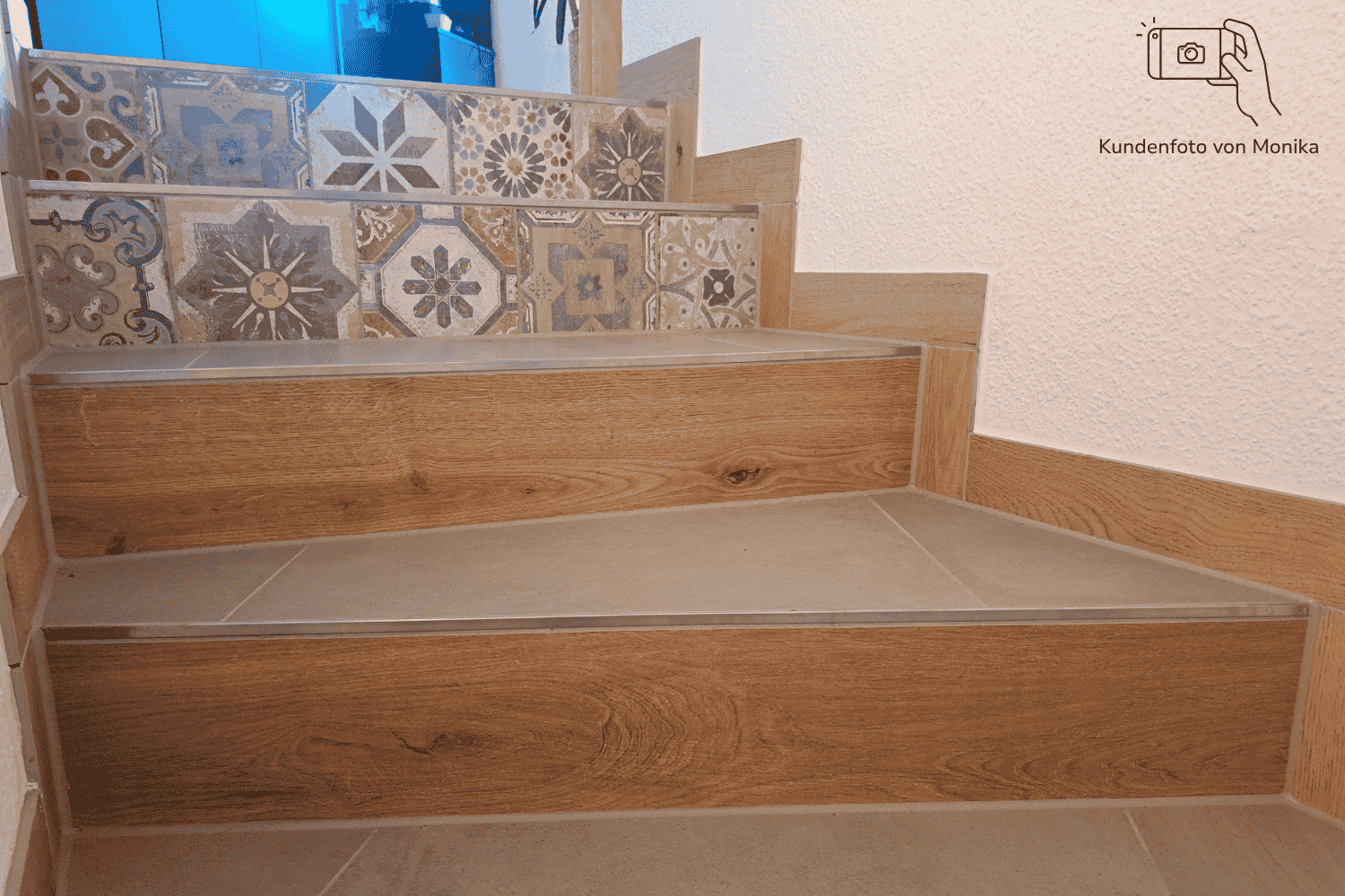 Fliese Holzoptik warme Eiche 30x120 cm "I Roveri Rovere Intenso" rektifiziert