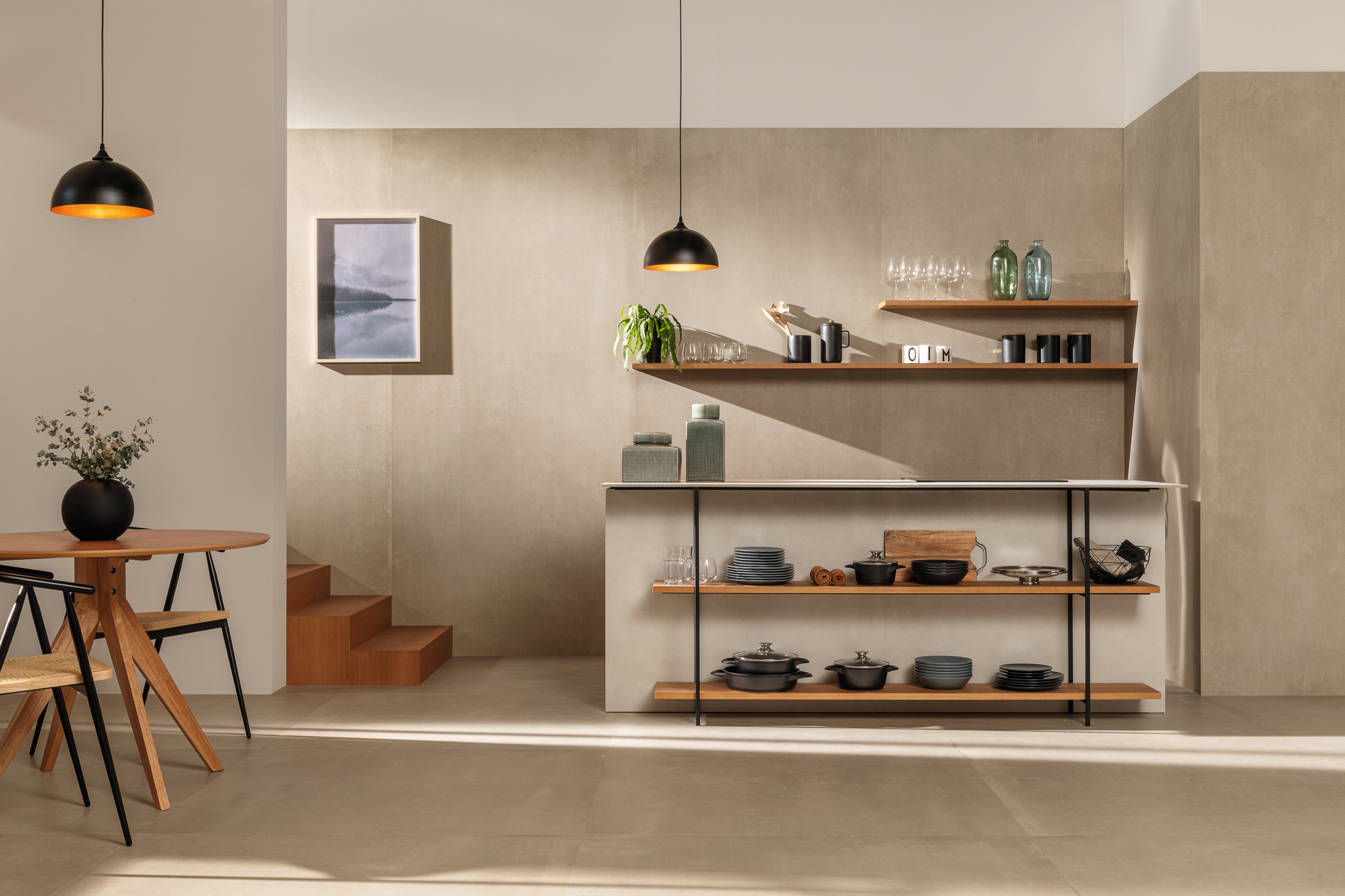 Fliese Betonoptik Imola Azuma Up Sand Bodenfliesen Wandfliesen beige