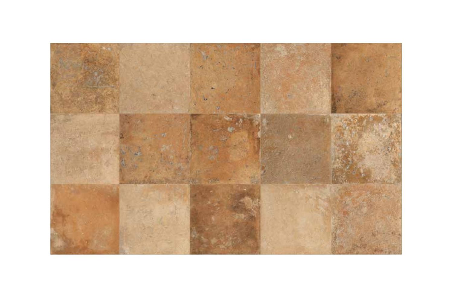 Fliese Terracotta-Steinoptik 10x20 cm "Cotto Del Campiano Giallo Umbria" CIR (Farbmischung nach Zufallsprinzip)