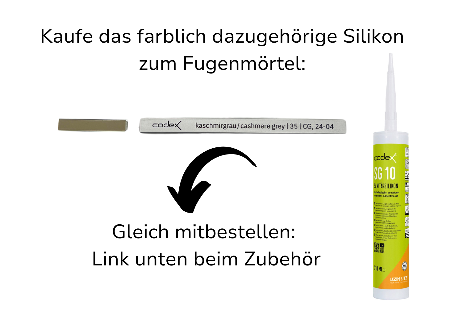 Fugenmörtel für Fliesen & Naturstein "Codex Brillant Cristal" kaschmirgrau | schnell erhärtend flexibel 5 kg