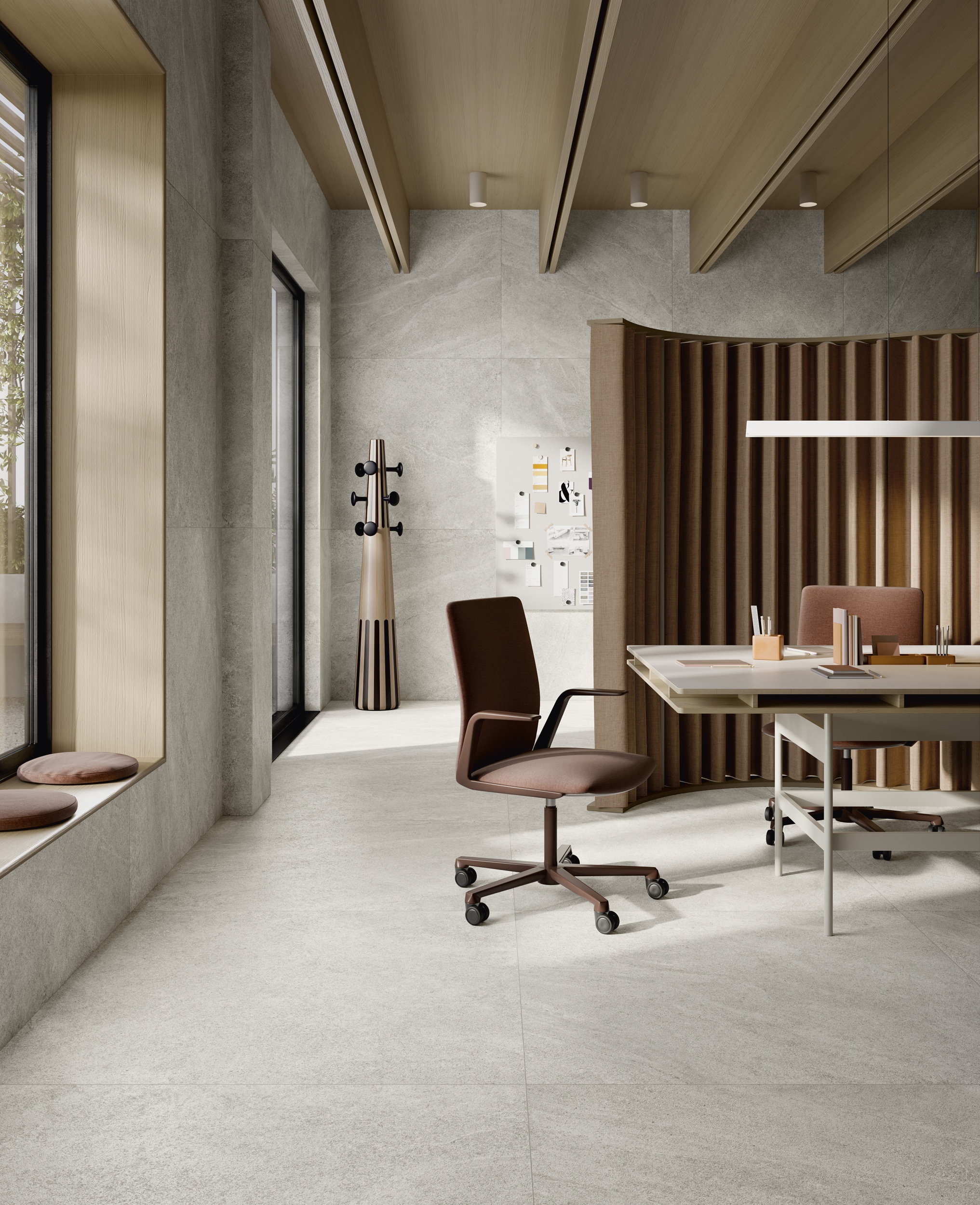 Bodenfliese Natursteinoptik Sant Agostino Bergstone Light weiß-hellgrau Steinoptik