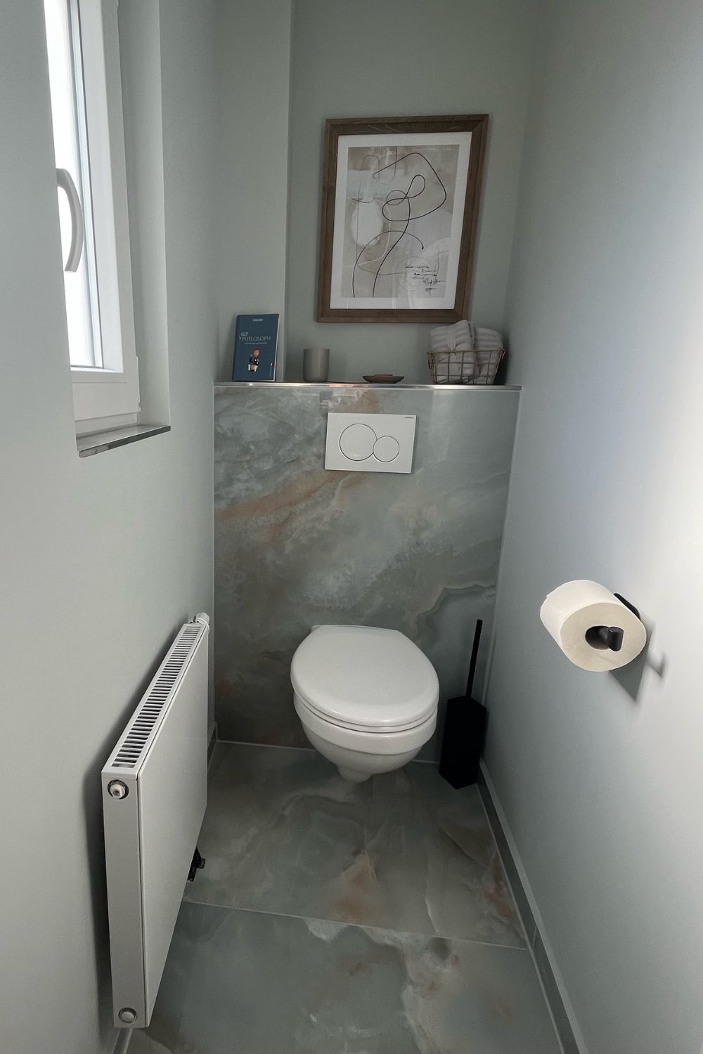 Fliese Achat-Optik grau-blau marmoriert glänzend poliert kalibriert Onix Pearl