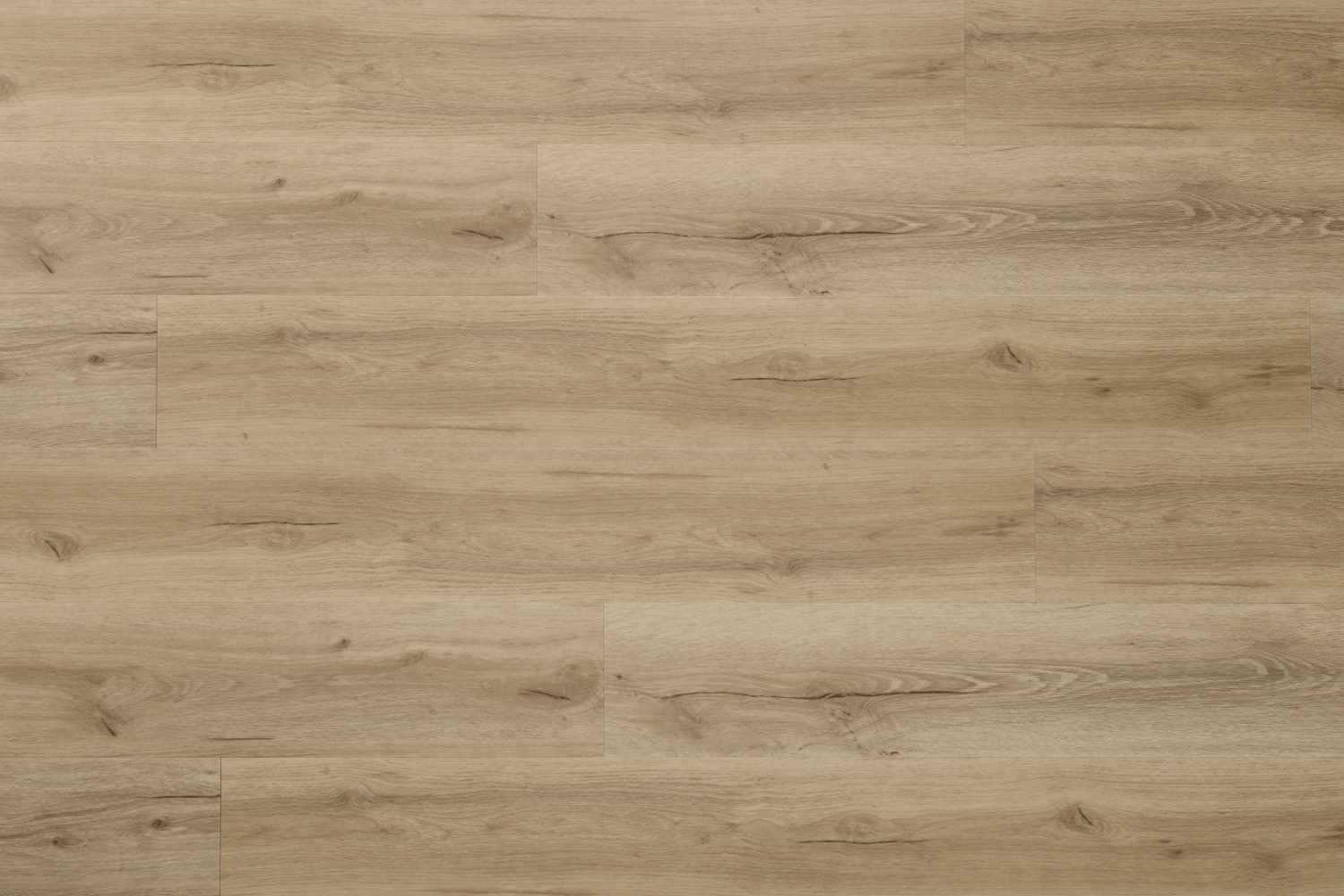 Klick SPC helle Eiche Holzoptik braun 122 x 18 cm "Dolomiti" Vinylboden mit Trittschalldämmung