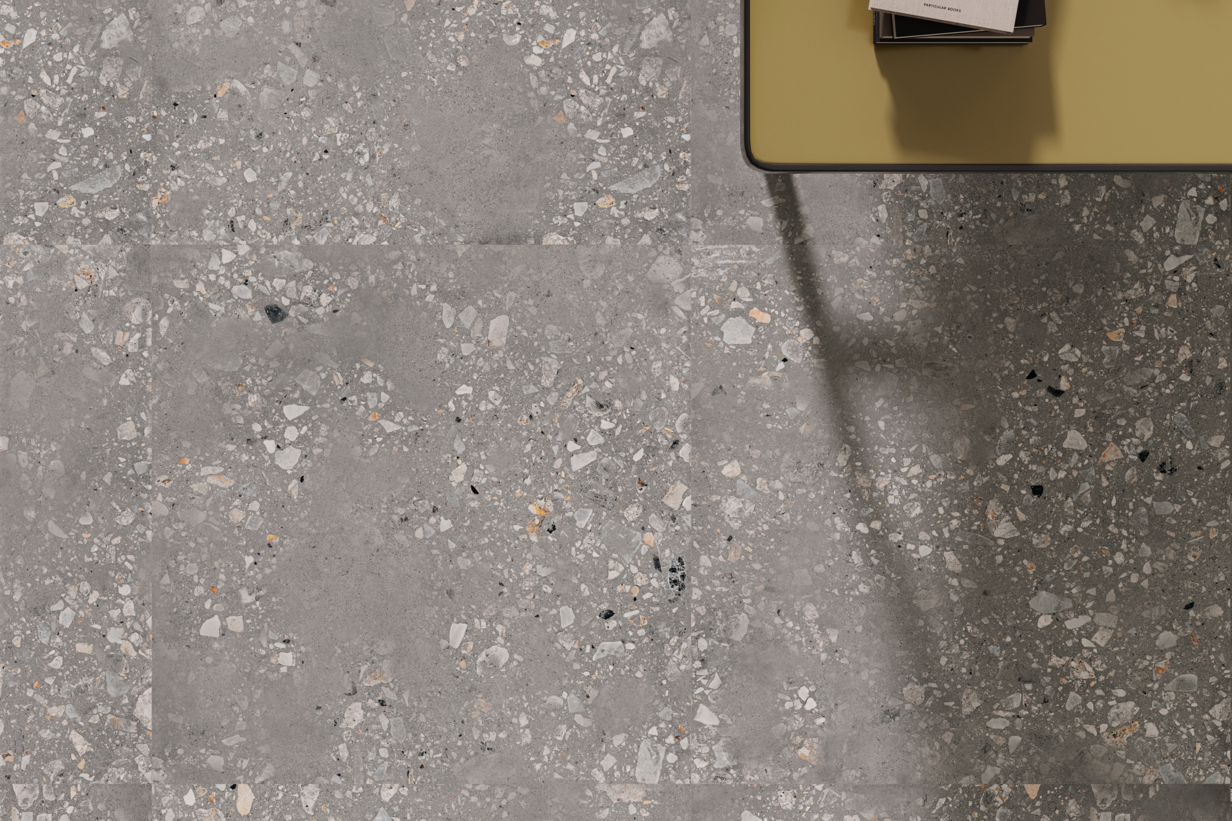 Fliese Terrazzo-Optik Logico Cosmo Grey Sant Agostino grau