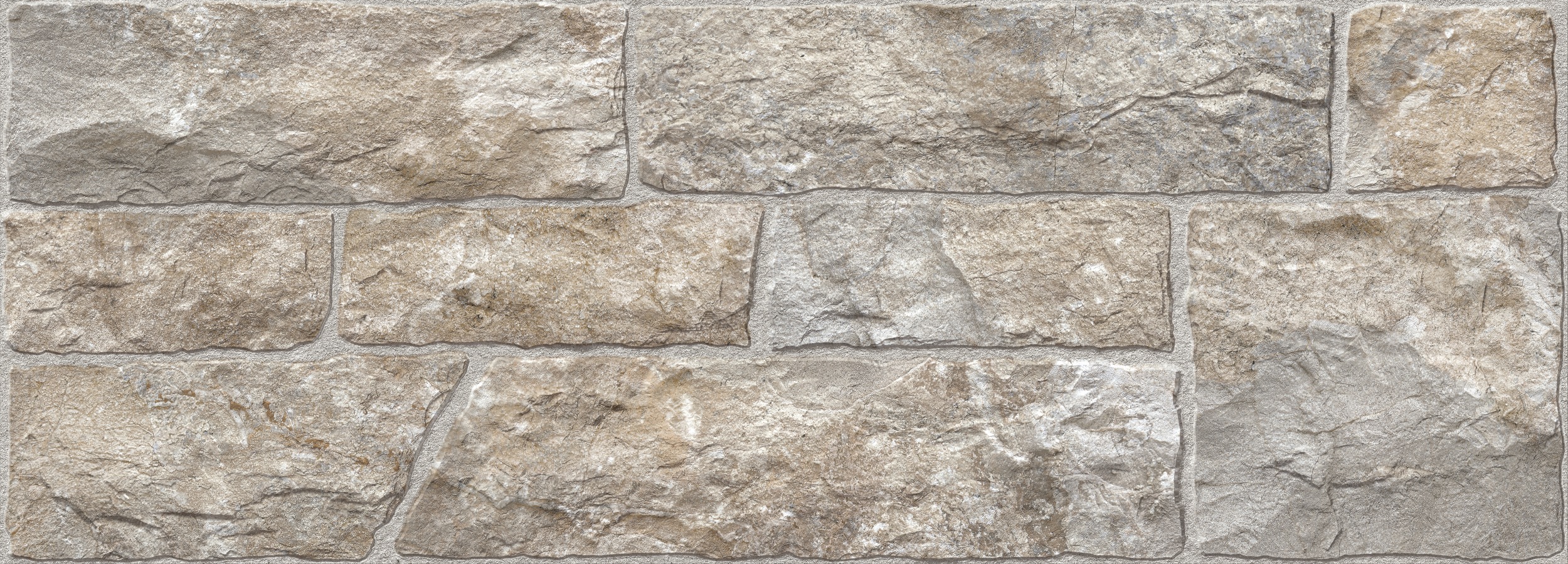 Verblender Fliese Natursteinoptik Maestrat Noce braun 32x89 cm Wandverblendung Steinoptik für innen & außen