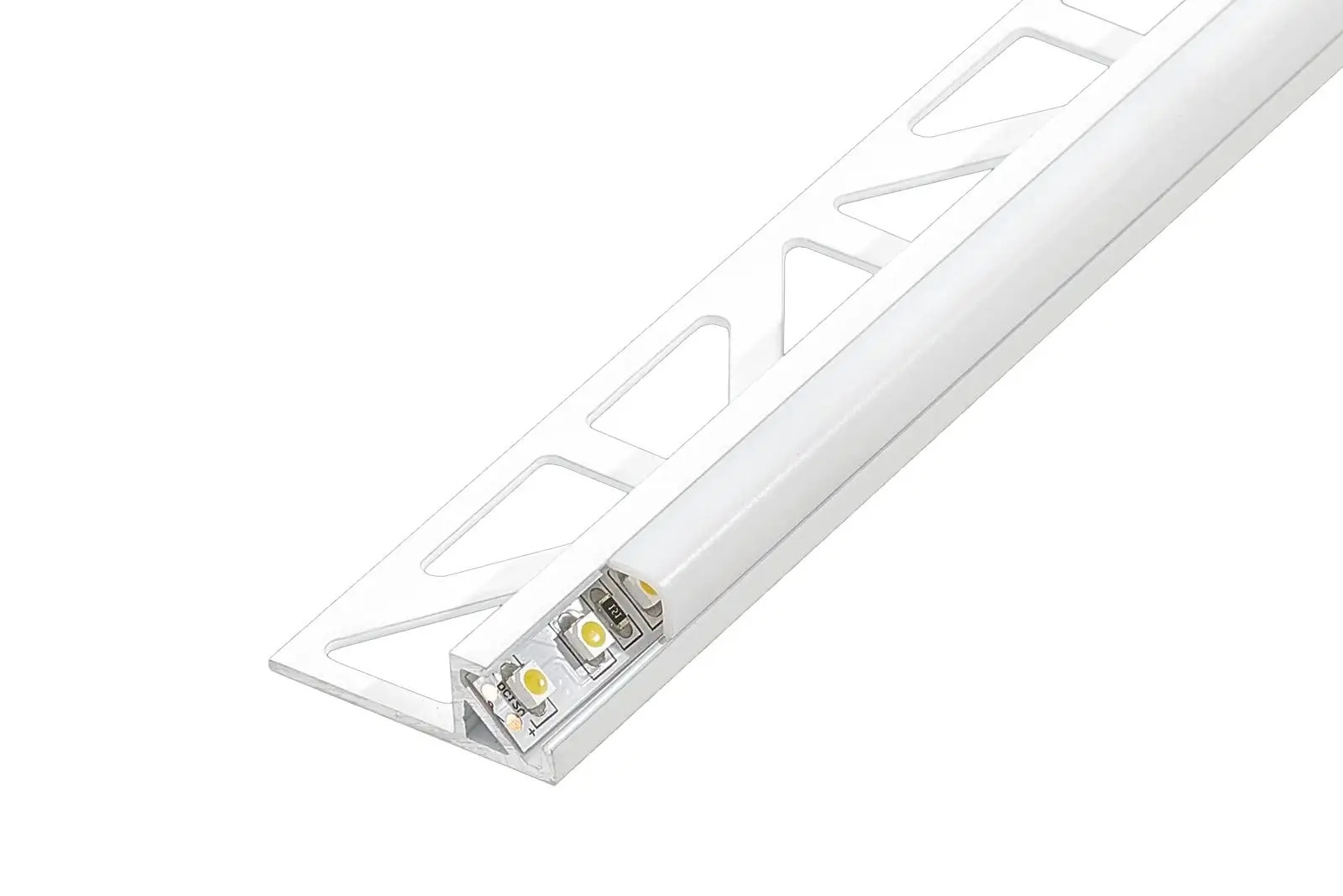 Dural LED-Eckprofil SQLAC Squareline-LED Kantenprofil LED-Profil weiß glänzend