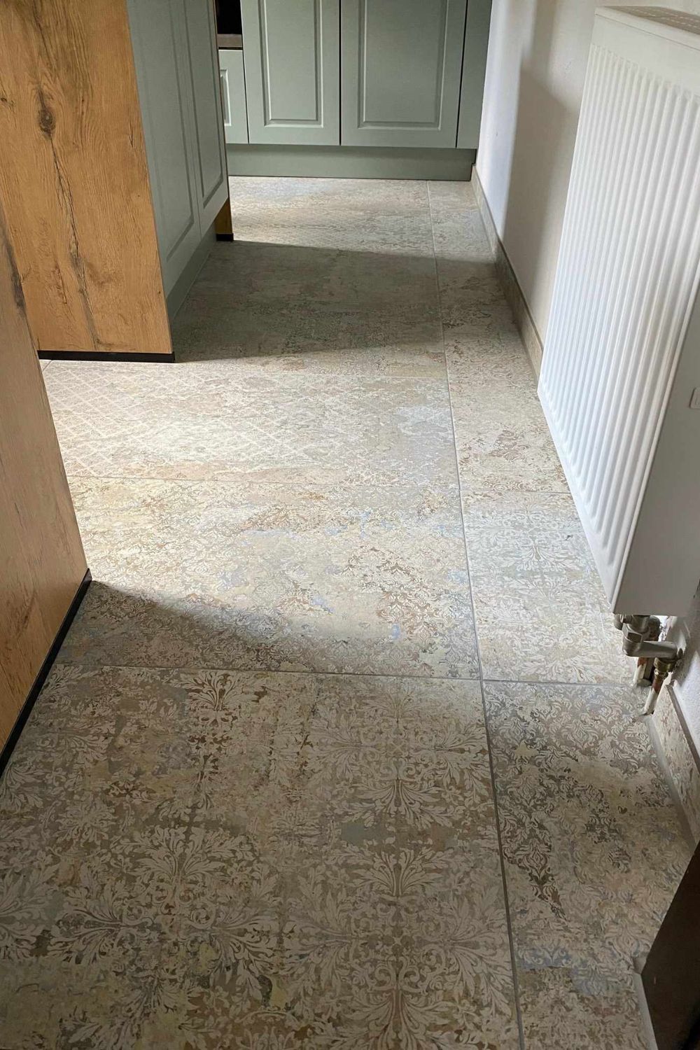 Fliese Ornamente Vintage Teppichoptik beige Carpet Sand natural