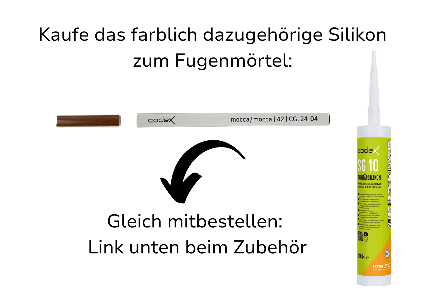 Fugenmörtel für Fliesen & Naturstein "Codex Brillant Cristal" mocca | schnell erhärtend flexibel 5 kg